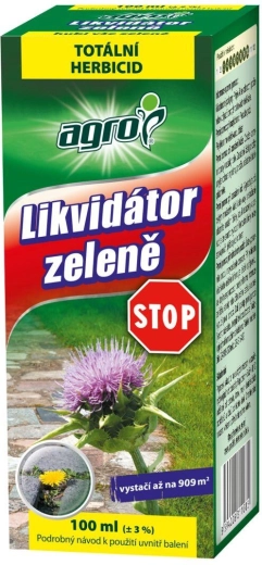 STOP Likvidátor zelene 100 ml – totálny systémový herbicíd