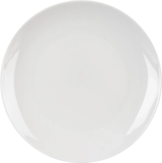Detský plytký tanier z porcelánu 21 cm biely