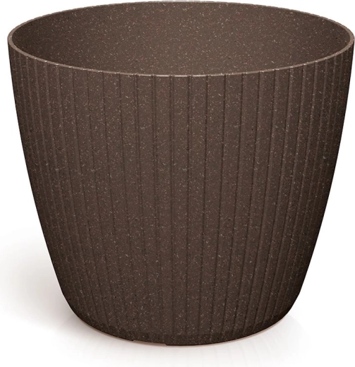 Kvetináč Lamia Eco Wood 38,5 cm kávový