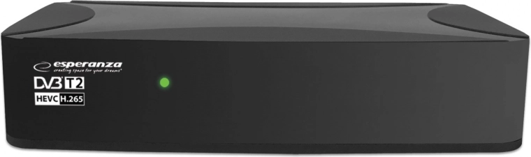 Esperanza digitálny set-top box DVB-T2 s H.265/HEVC
