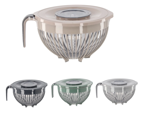 Kuchynská miska Linea 3 l s vekom a rukoväťou