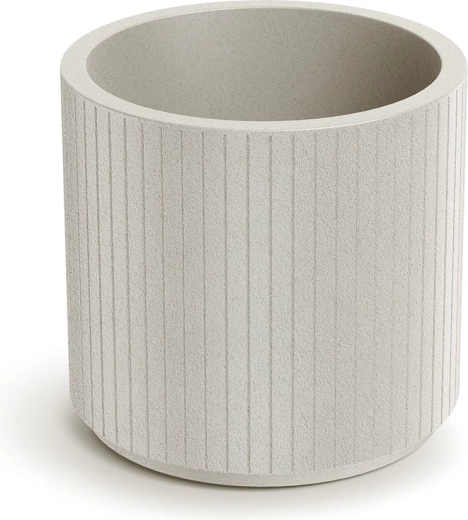Kvetináč Coro Round 40 cm pieskový