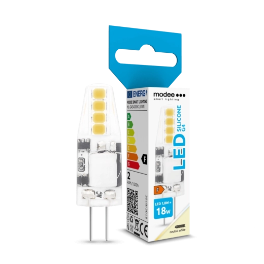 LED žiarovka G4 silikón 1,8 W 12 V 4000 K 180 lm