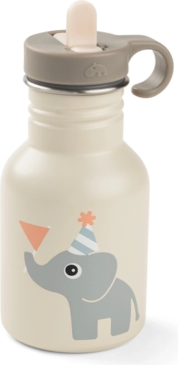 Done by Deer nerezová detská fľaša Celebration piesková 350 ml