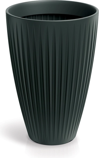 Kvetináč Latia Round High 40 cm antracit