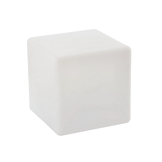 Solárna LED kocka 40 × 40 × 41 cm s multicolor osvetlením a diaľkovým ovládaním