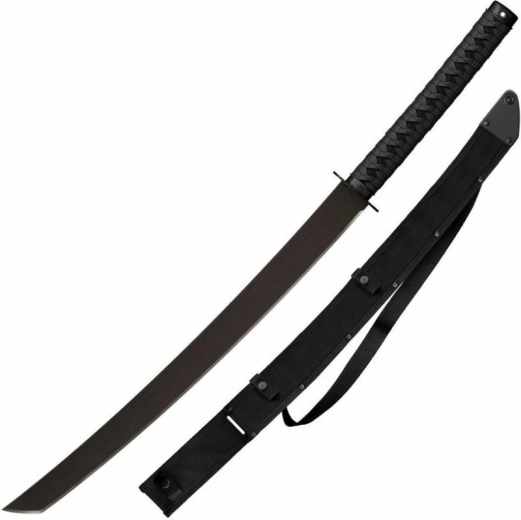 Taktická mačeta katana Cold Steel 61 cm, čierna, polymér s puzdrom Cor-Ex