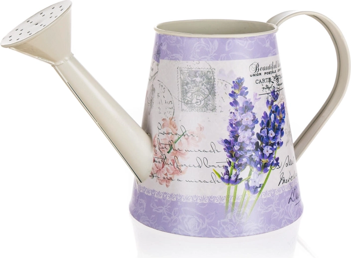 Plechová kanvička LAVENDER 28,5 × 13 × 13,5 cm