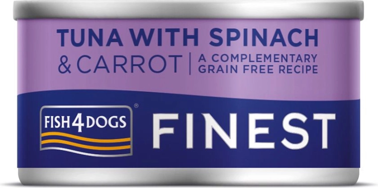 Konzerva pre psy tuniak s mrkvou a špenátom 85 g