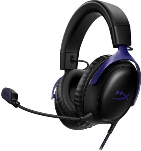Herný headset HyperX Cloud III čierny/modrý