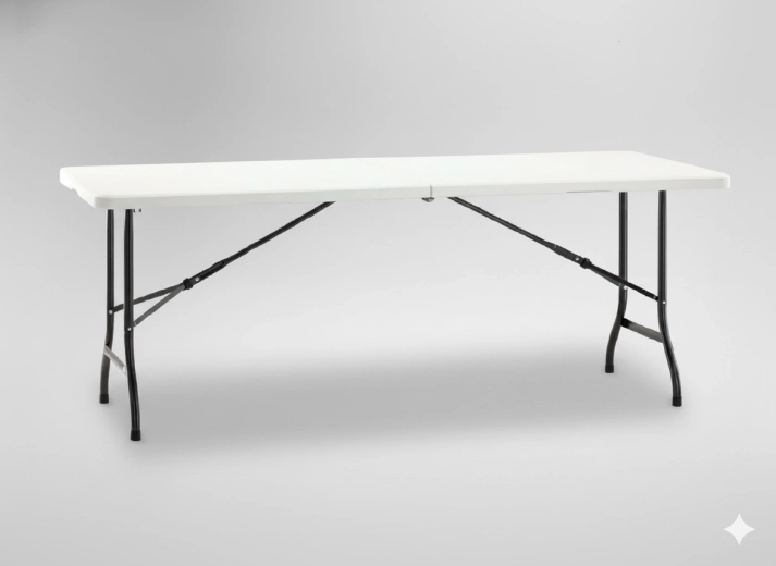 Skladací turistický a cateringový stôl 180 × 70 × 74 cm