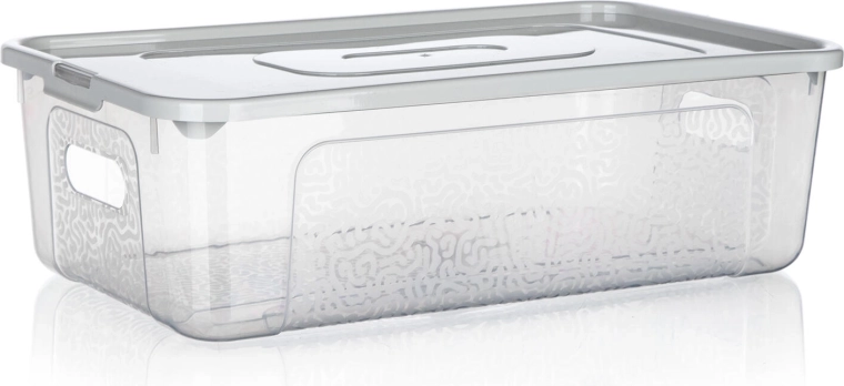 Plastový úložný box s vekom MULTIBOX 5 l