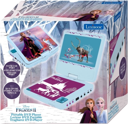 Lexibook prenosný DVD prehrávač 7" DISNEY FROZEN