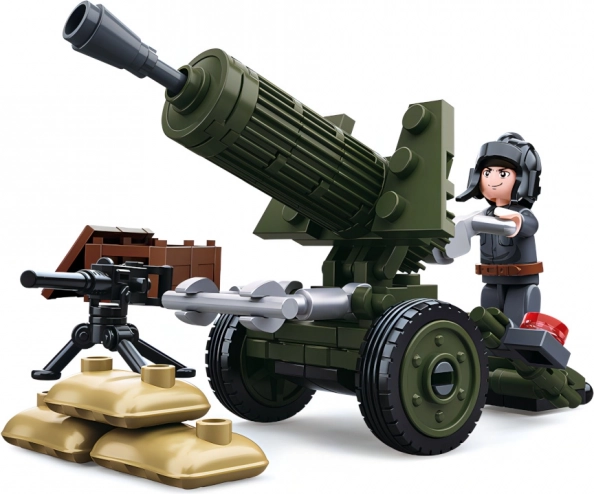 Sluban WWII M38-B0678A 4into1 Protitankový kanón