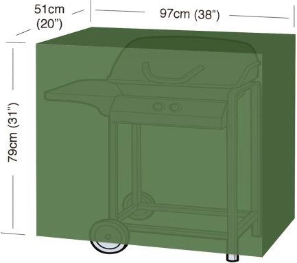 Krycia plachta na gril Classic S 97 × 51 × 79 cm, PE 90 g/m²