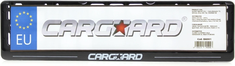 Plastový rámik na registračnú značku CARGUARD, 2 kusy