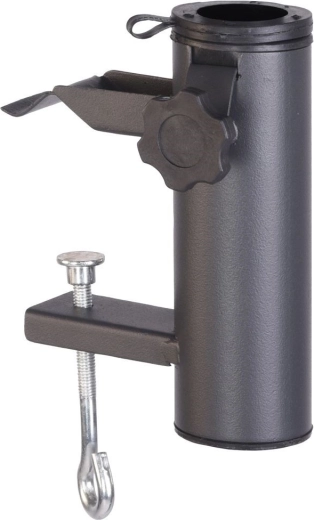 Balkónový držiak na slnečník, oceľ, antracit, priemer 54 mm