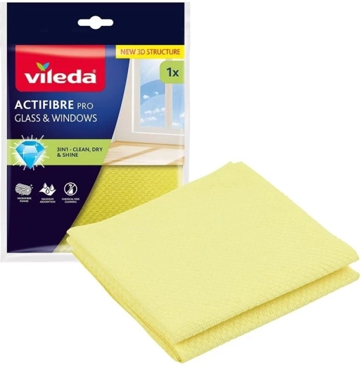Vileda Actifibre Pro utierka na sklo a okná - 1 kus