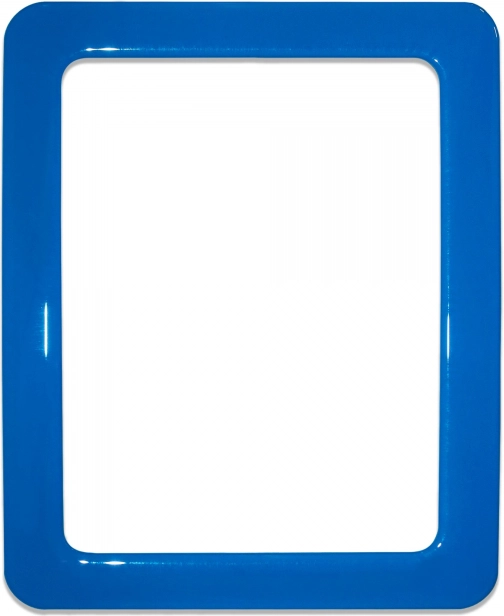 Magnetický samolepiaci rámček s rozmermi 19,0 x 23,8 cm – modrý