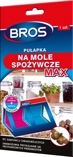 Lepová pasca na potravinové mole MAX