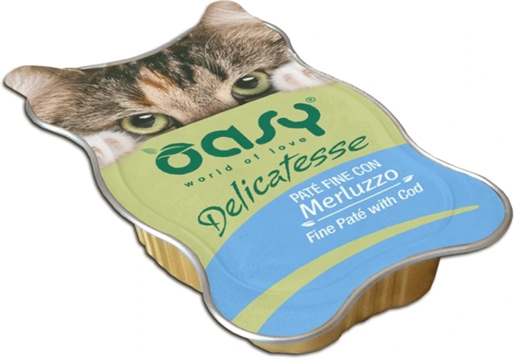 Oasy Delicatesse treska pre mačky 85 g
