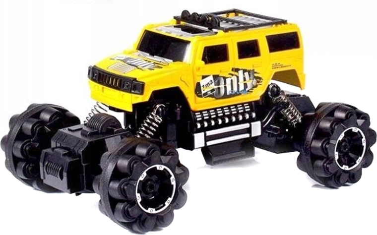 Diaľkovo ovládané terénne auto Brave žlté - 1 kus