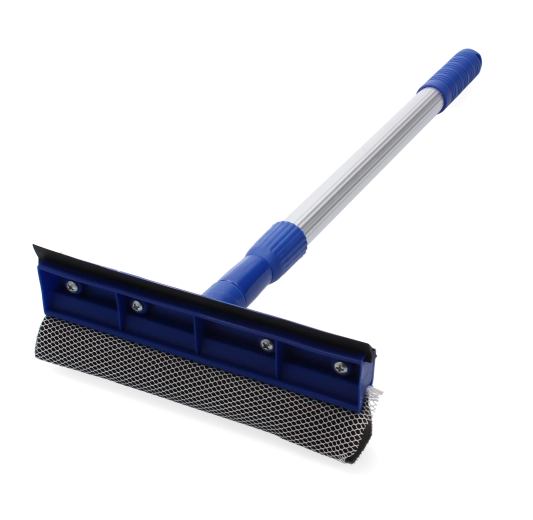 Teleskopická umývačka okien so stierkou a hubkou, 46–70 cm