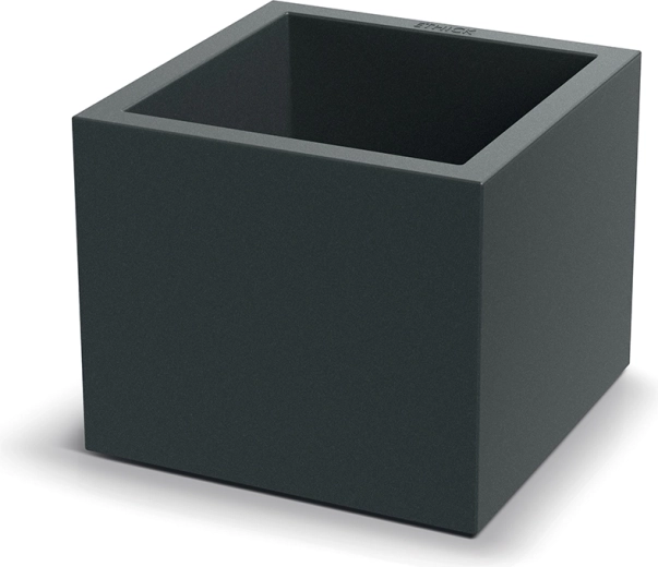 Kvetináč Cubla Square 38 × 38 × 32 cm tmavosivý