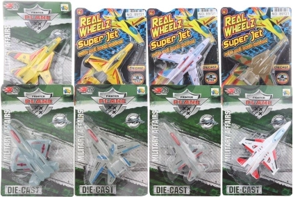 Kovové lietadlo 12 cm