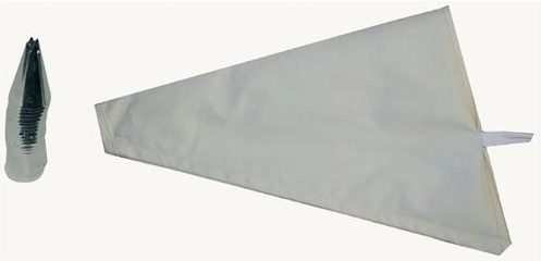 Cukrárske vrecko 35 cm bavlnené so 7 zdobiacimi špičkami