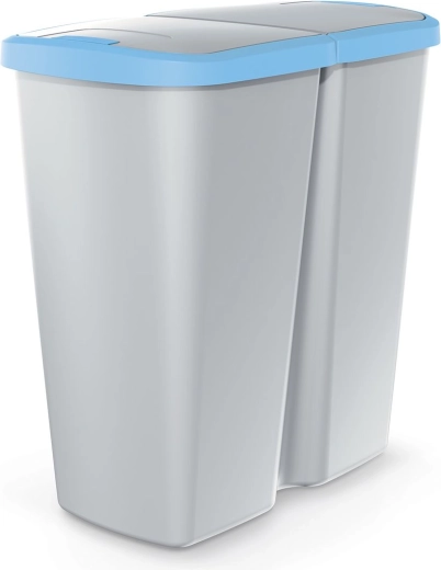Prosperplast Compacta Q Duo odpadkový kôš 45 l na triedenie odpadu