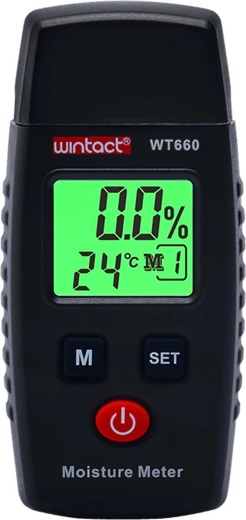 Vlhkomer materiálov Renew Force s LCD displejom