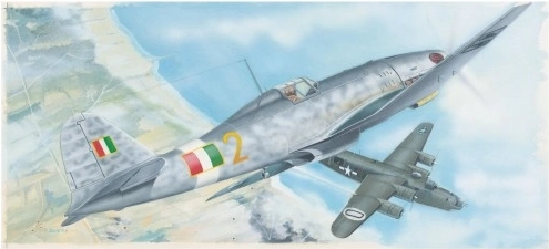 Plastový model lietadla Fiat G.55 1:48