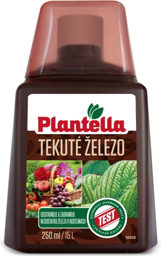 Tekuté železo – minerálne hnojivo pre rastliny 250 ml Plantella