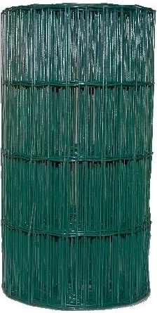 Záhradné zvárané pletivo zelené 100 × 50 mm, výška 80 cm, drôt 2,2 mm, 15 m