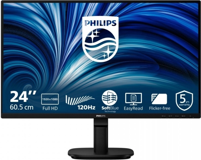 Monitor 23,8" IPS 120 Hz s HDMI, DisplayPortom, VGA a reproduktormi