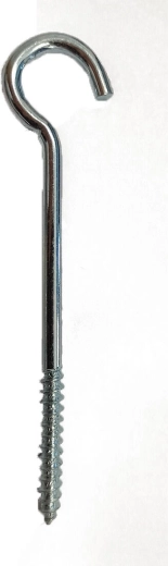 Lusterový hák 80 × 3,8 mm pozinkovaný, balenie 150 ks