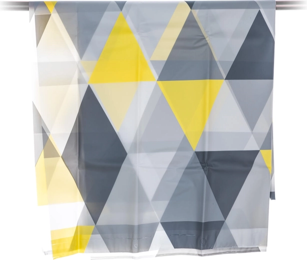 Sprchový záves PEVA trojuholníky 180 × 200 cm