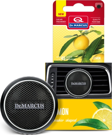 Dr. Marcus osviežovač vzduchu do auta v tvare reproduktora Lemon