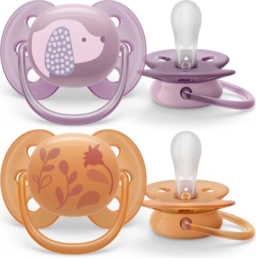 Philips Avent cumlík Ultrasoft Premium zvieratko 6–18 mesiacov, 2 ks