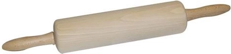Obojručný drevený valček na cesto 25,5 × 6,5 cm