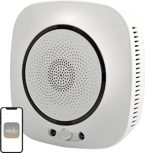Detektor oxidu uhoľnatého Moes WSS-CO Wi‑Fi - 1 kus