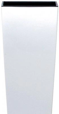 Kvetináč URBI SQUARE biely 26,6 l