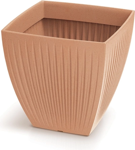 Kvetináč Latia Square 40 × 40 × 40 cm terakota