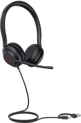 Yealink UH35 Dual Teams USB‑C/USB‑A drôtová náhlavná súprava