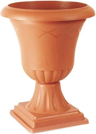 Kvetináč Atena s podstavcom, tehlový