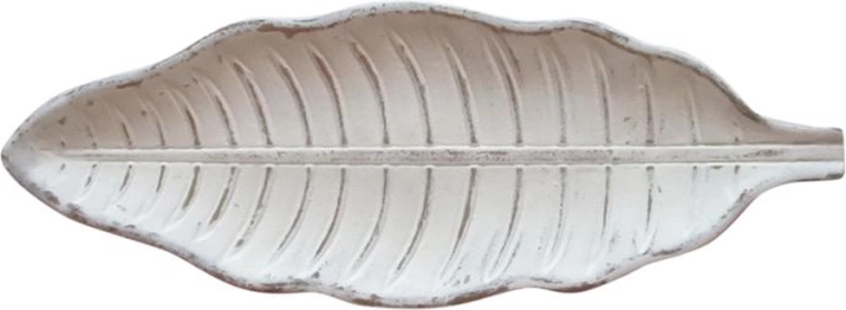 Dekoračný drevený podnos v tvare listu 38 cm TORO