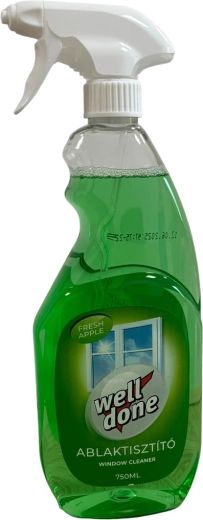 Well Done Čistič okien Fresh Apple 750 ml