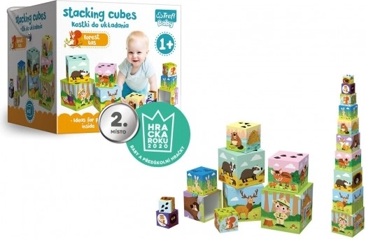 Skladacie kocky – les