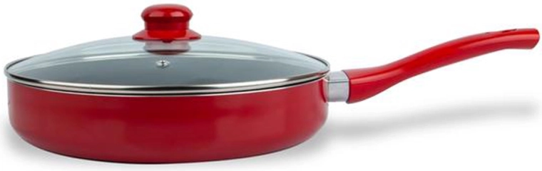 Hlboká panvica s pokrievkou 28 cm Kitchisimo, nepriľnavý povrch